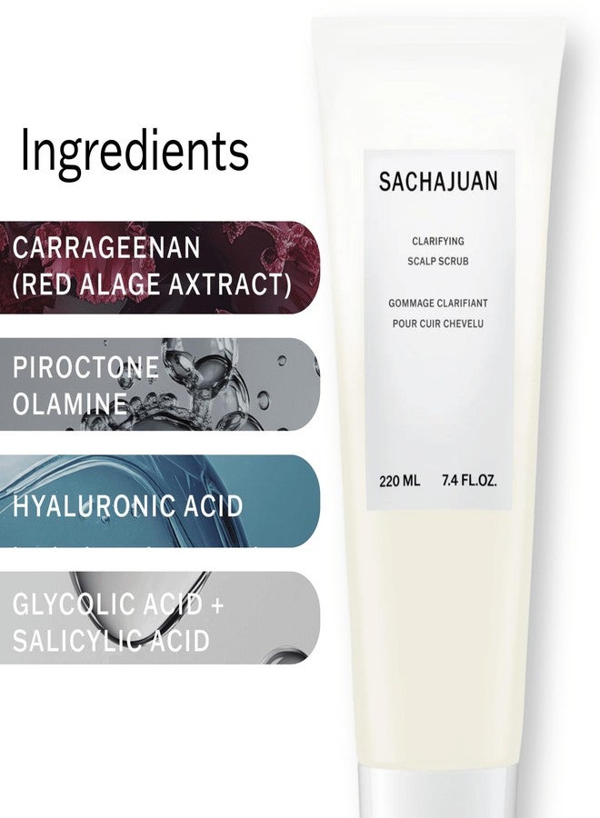 ساشاخوان مقشر فروة الرأس المنقي من ساشاجوان | علاج تقشير قائم على السكر لتراكم الدهون والتحكم في إفراز الزيوت | يدعم توازن الميكروبيوم وصحة الجذور | نباتي وخالٍ من الكبريتات | 220 مل 7.4 أونصة سائلة - Image 3